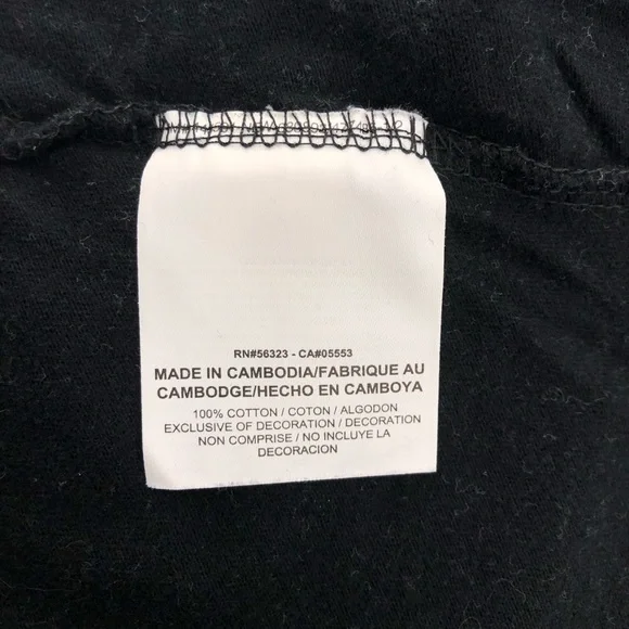 Nike Black Athletic Cut Short Sleeve Tee, Size 3XL - Picture 5 of 6